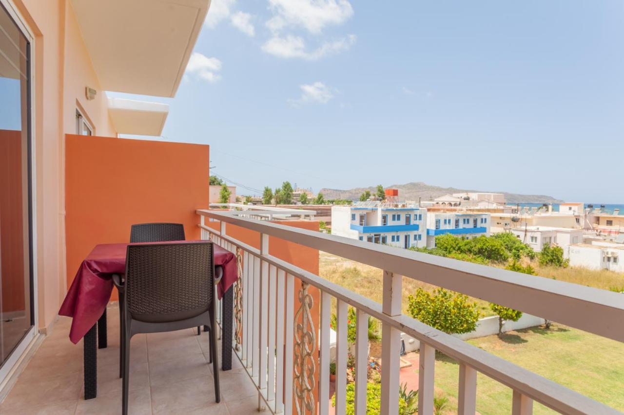 Christine Seaside Apartments In Chania Stalos Ngoại thất bức ảnh