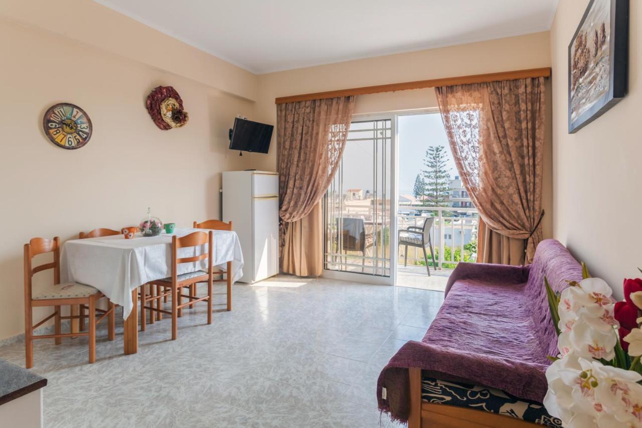 Christine Seaside Apartments In Chania Stalos Ngoại thất bức ảnh