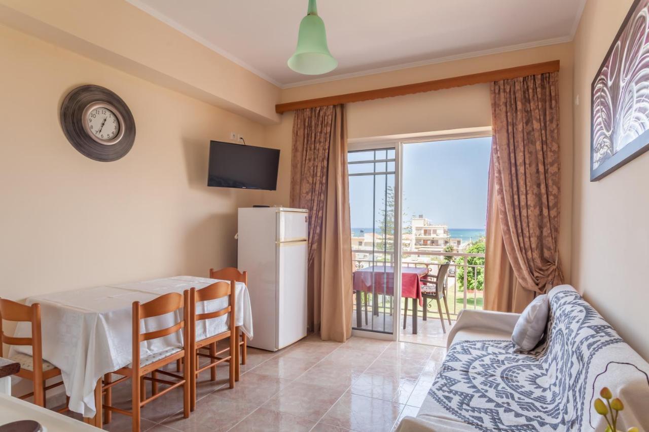 Christine Seaside Apartments In Chania Stalos Ngoại thất bức ảnh