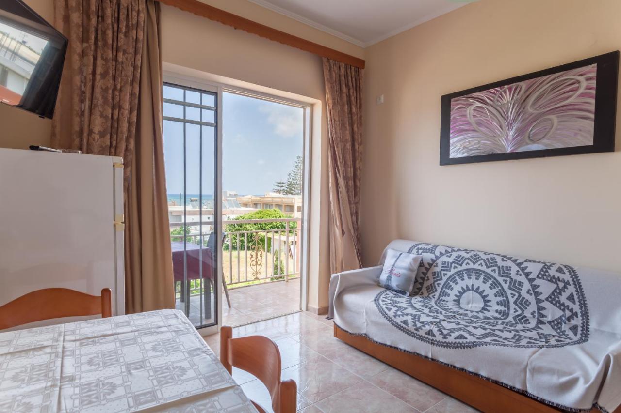 Christine Seaside Apartments In Chania Stalos Ngoại thất bức ảnh