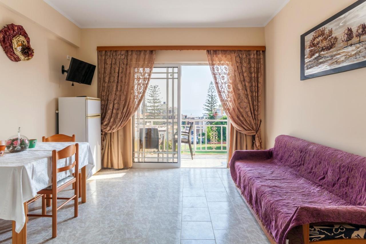 Christine Seaside Apartments In Chania Stalos Ngoại thất bức ảnh