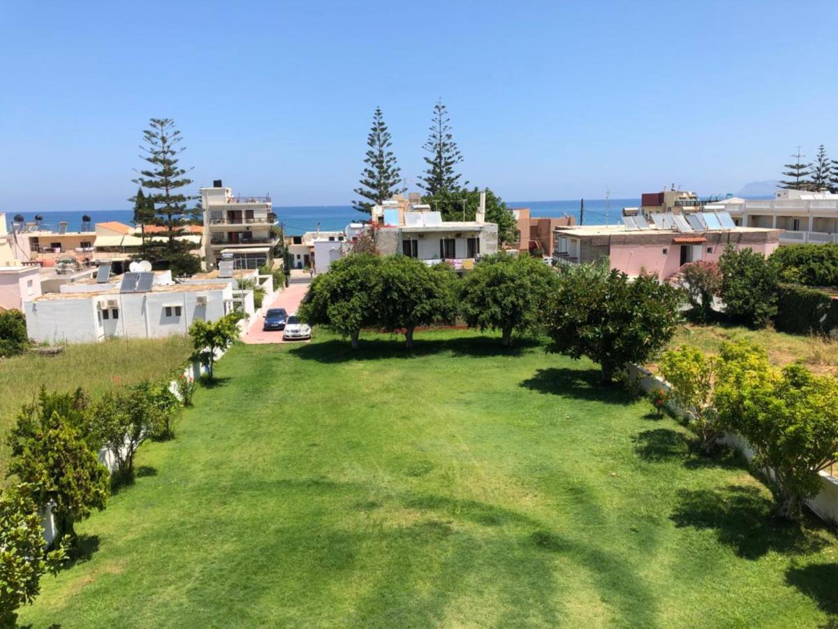 Christine Seaside Apartments In Chania Stalos Ngoại thất bức ảnh