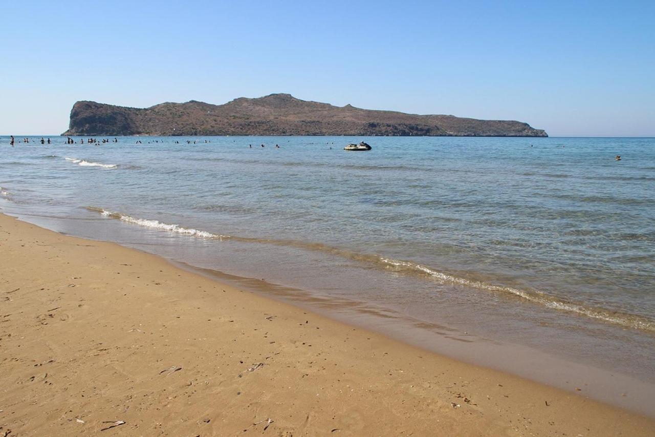 Christine Seaside Apartments In Chania Stalos Ngoại thất bức ảnh